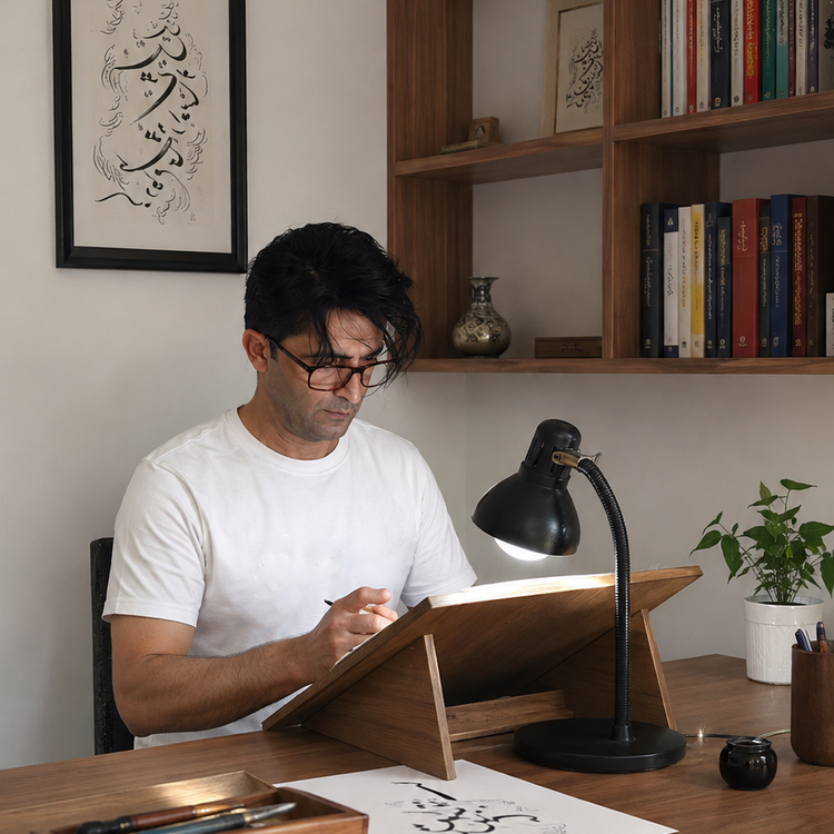 آموزش خوشنویسی با خودکار